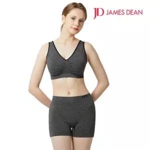 제임스딘 여성 심리스 생리대 부착 드로즈 팬티 1매입여자 사각 요일 속옷 노라인 데일리 기본 햄팬티 용드