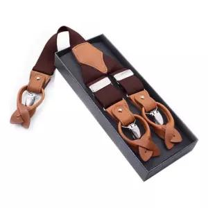 캐주얼 단추 멜빵 서스팬더 클래식 바지 집게 스타일여성서스펜더 클립 솔리드팬츠 기본 남녀공용 리시 패