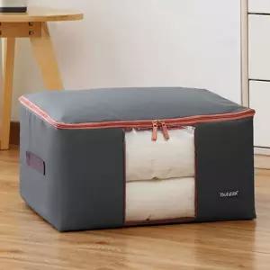 옷 보관 이불 정리 함 다용도 리빙 박스 대 그레이 이불장정리 이불가방