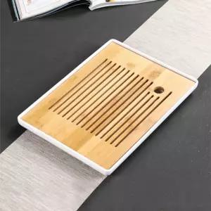 티앤차 사각 다기트레이 판(32x23cm)차받침 받침대 다도 판받침 판대 나무판 차판