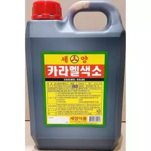 캐러멜시럽 세양 2L요리용 조리용 업소용 용소스 대용량 말통 액상 갈색
