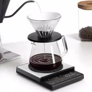 핸드드립 바리스타 저울 물vs커피 원두 비율 자동측정 에스프레소 계량 주방 베이킹 소형전자 용전자