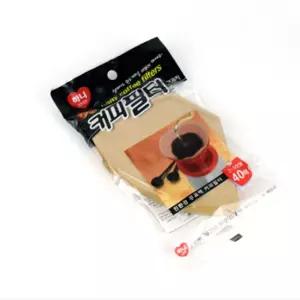 핸드드립 종이 커피여과지 카페 커피거름망 40매 커피여과지 40대여성