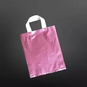 강력한 손잡이 쇼핑백 펄보라 36X45cm 옆9cm 50매 팬시봉투 비닐백 옷봉투