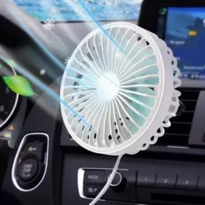차량용 LED 조명 써큘레이터 송풍구형 에어컨 선풍기용서 자동차 써이 형선풍기 미니 용선풍기 LED써 풍구