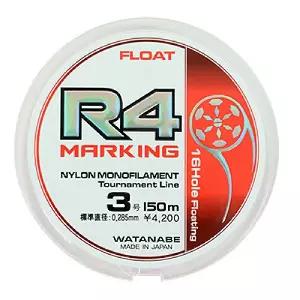 R4 플로팅 마킹 16홀 4원줄 바다낚시채비 라인 모노 낚싯 낚시
