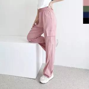 여자아이스쿨 카고와이드 밴딩팬츠카고 카고밴 밴팬츠 카고바지 클바지