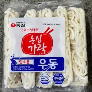 농심 우동면 냉동 230g x5입 1.15Kg X8 우동 면류 업소용 즉석조리 사리
