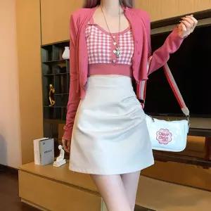 하이웨스트 하트라인 사이드셔링 속바지일체형 스커트여름 치마 여성 롱치마 주름 머메이드 플리츠 플레어