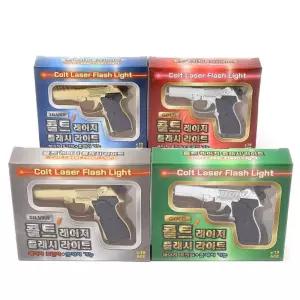 쿨트레이저 플래시 라이트 완구 1타 12개입휴대용 총완구 총모형장난감 총장난감 남아 작동