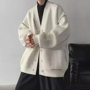 남자오버핏가디건 남자두꺼운가디건 남성용 두꺼운