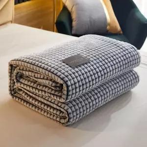 극세사담요 북유럽블랭킷 겨울 싱글 산호 플란넬 깔기 침대 융단 타월 두꺼