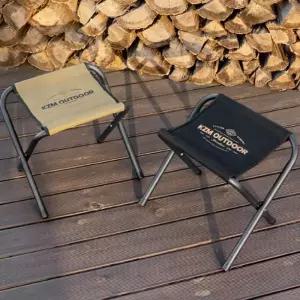 카즈미 캠핑 의자 야외 접이식 미니 낚시 세트휴대용 체어 간이 보조 다용도 야외용