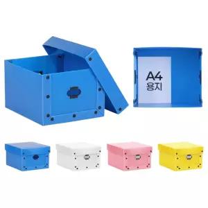 이삿짐박스 410 소형 컬러 플라스틱 단프라 박스 물류창고 원룸이사 포장용 보관함