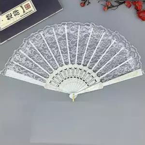 성인식 플라워 레이스 부채 댄스소품 학예회 무대