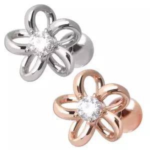 [미니아트] 써지컬 스틸 플라워 볼륨 꽃 패션 피어싱 한쪽