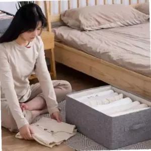 접이식 패브릭 펠트 수납 정리 바구니 리빙박스