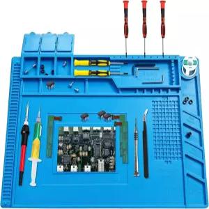아케오일 프리미엄 내열 솔더 패드 대형 정전기 방지 자성 실리콘 휴대폰 컴퓨터 및 기타 전자 수리용 수리