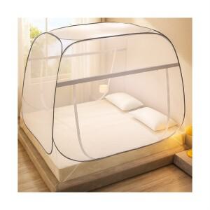 아뜰라임 원터치 침대 텐트 양문형 사각 모기장