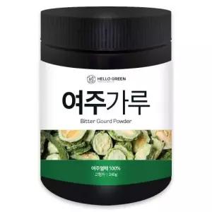 [헬로우그린] 국산 햇 여주 분말 가루 240g(통) 대용량 건여주 고과