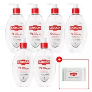 애경 랩신 손소독제 새니타이저 겔 500ml 6개 + 손소독티슈 20매