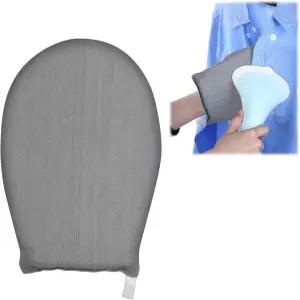 Qulkws 의류용 찜기 장갑 얇은 내열 핑거 루프 방수 다림질 액세서리 회색