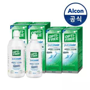 옵티프리 렌즈세척액 퓨어모이스트 420ml 2개 + 300ml 2개