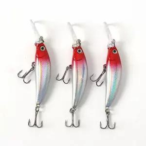 배스 쏘가리 꺽지 낚시 싱킹 미노우 루어 3p세트 S50