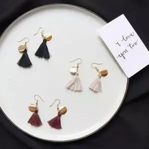 드롭귀걸이 태슬귀걸이 수술귀걸이 WED3C3C