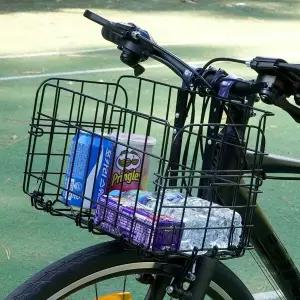 위치조절 C68모델 자전거바구니 접이식자전거바스켓