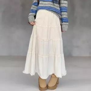 [하프클럽/]여성용 유행 캉캉 롱폴리 스커트