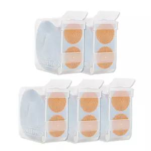 MOA모아랩 주사용 밴드 살색 원형 100매 원형 20mm x 낱개 5개 롤 밴드