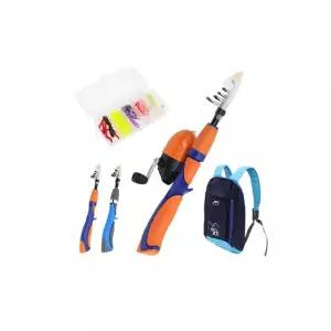 [아웃도어스/싸파]싸파 더블킬 어린이 낚시세트 블루 가방포함 미니