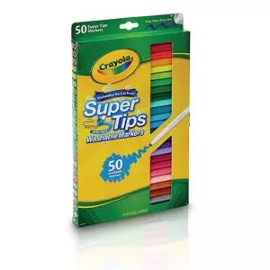 가는 선 물에 지워지는 유아 수성 싸인펜 크레욜라 워셔블 마카 50색 어린이집 유치원 선물 추천 문구 팬시