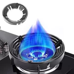 ( )블랙코팅 가스렌지 바람막이 가스버너 캠핑 화력집중