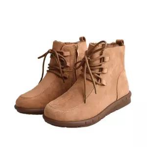 패션로퍼 레이스업 디자인 스타일슈즈 여성부츠 겨울 방한화