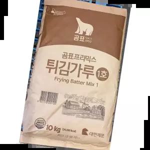 부침가루 업소용 식당 식자재 요리 재료 곰표 튀김가루 10kg
