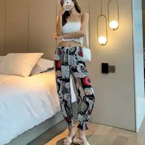여성 여름 쿨바지 냉감바지 고무줄 배기바지 고무줄바지 여행바지 TOT4+8TfS