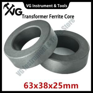 2개 63x38x25mm 대형 변압기 페라이트 코어 코드 케이블 EMI 필터 링 RF 초크 2.5''X1.5''X1''MnZn PC40