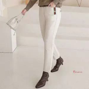 여성 작업복 솜 팬츠 바지 패딩 스키니 방한 겨울 솜efg093