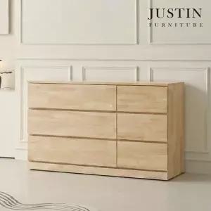 [저스틴퍼니처]포레노 러버우드 원목 3단 서랍장(1200)