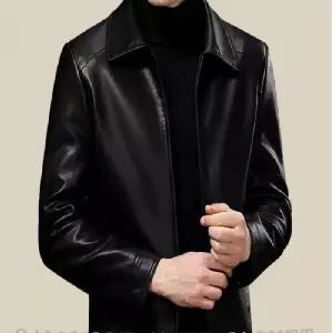 남성가죽자켓 점퍼 레더 싱글 자켓 카라 가죽 점퍼 바람막이 간절기 아웃도어