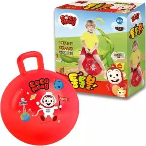 폴리 스포츠완구 승용완구 실내완구 어린이짐볼 유아 엠버 NEW코코몽 유아짐볼어린이점핑볼 유아짐볼