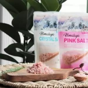 히말라야 핑크소금 미네랄 함유 파우치형