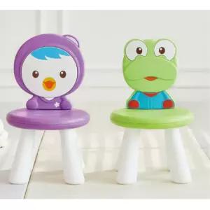 3세아기 놀이공부의자 뽀로로 크롱 패티체어 유치원교구 바른자세