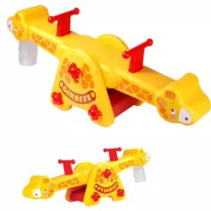 혼자서도OK 충격방지쿠션 안전좌석 기린시소 유치원완구 균형발달