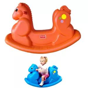 성장판자극 균형발달 안전 등받이 흔들말 아기말 말타기 놀이방완구 유치원교구