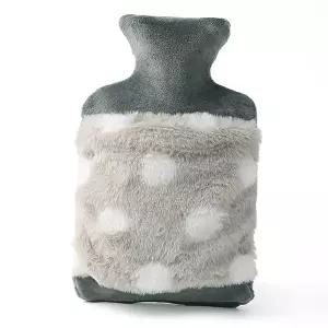 물주머니 땡땡이 그레이 보온 1.7L 겨울 온수팩 (KYR-WFG297A)