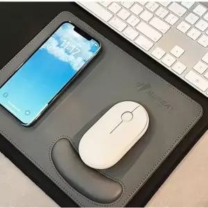 [룽스]무선충전 마우스패드 겸용 C타입 손목보호