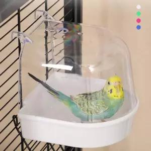 앵무새 욕조 애완새 샤워 목욕통 걸이식 새용품 물놀이 새장 목용탕
